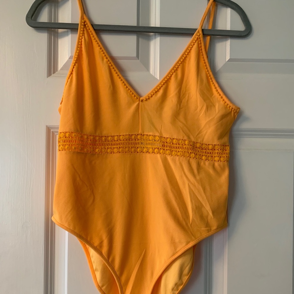 NWT H&M Yellow/Orange Bodysuit